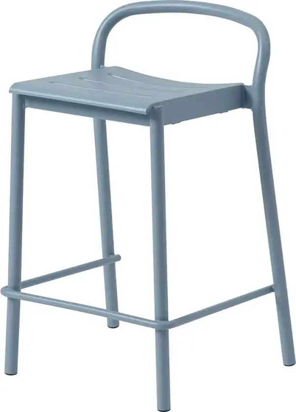 Linear Steel Lav barkrakk Pale Blue