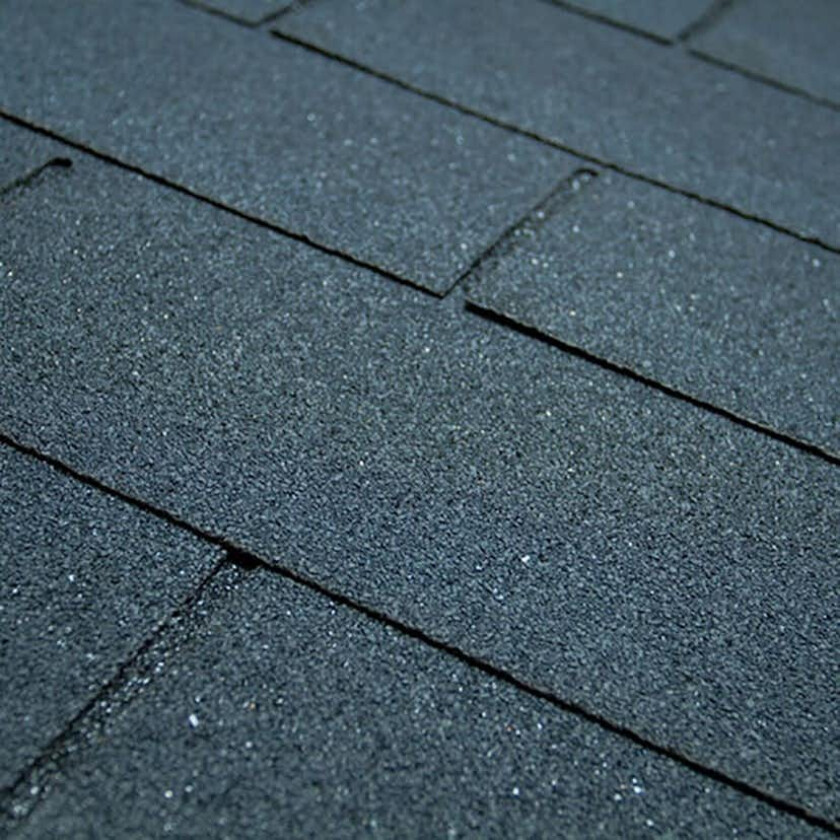 Takshingel svart 1 pakk=3m2