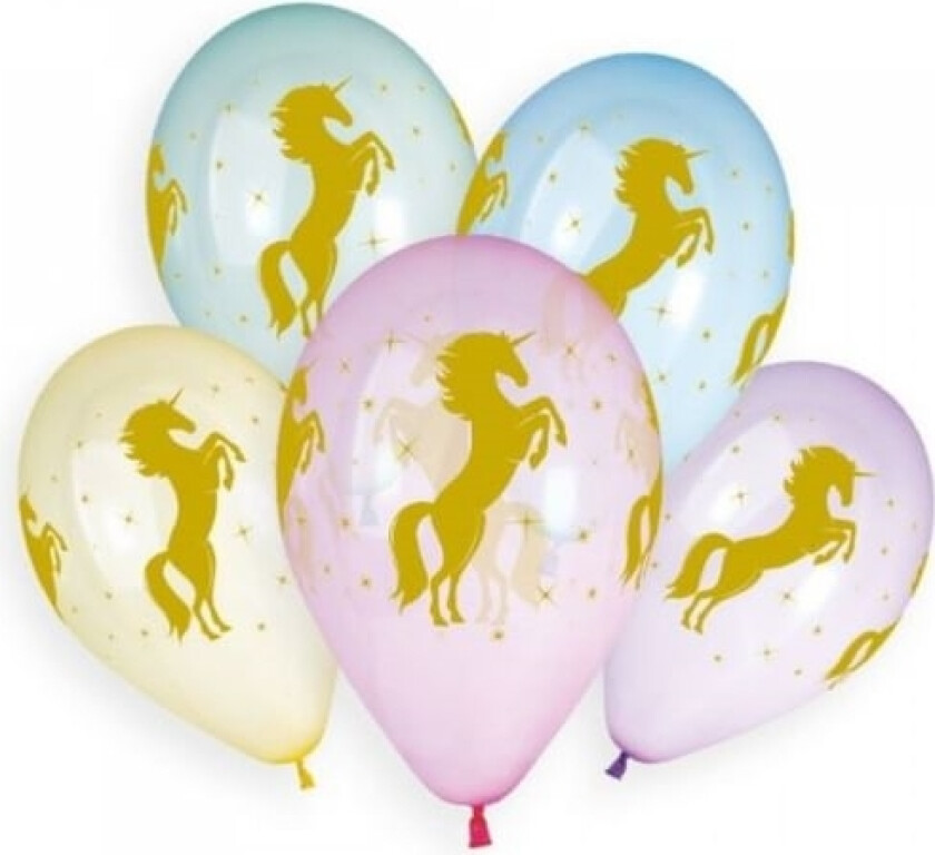 Balloner Enhjørning 5 Stk
