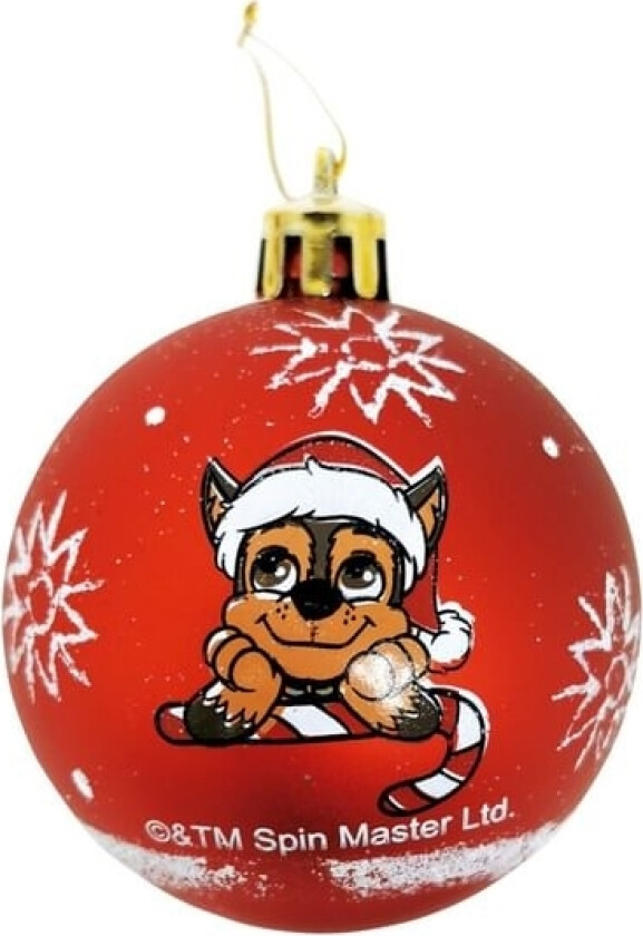 Røde Julekugler Paw Patrol