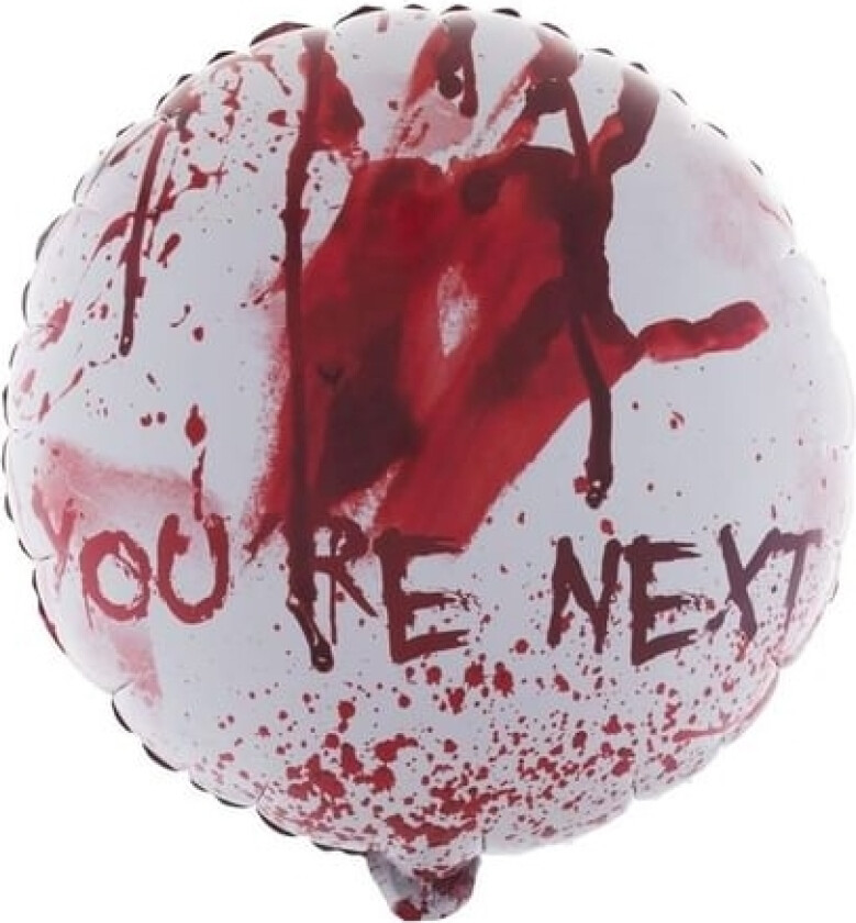 Blodig Hånd Folieballon
