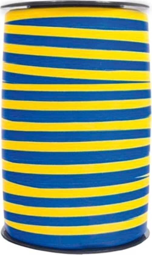 Bilde av Gul Og Blå Gavebånd, 250 M