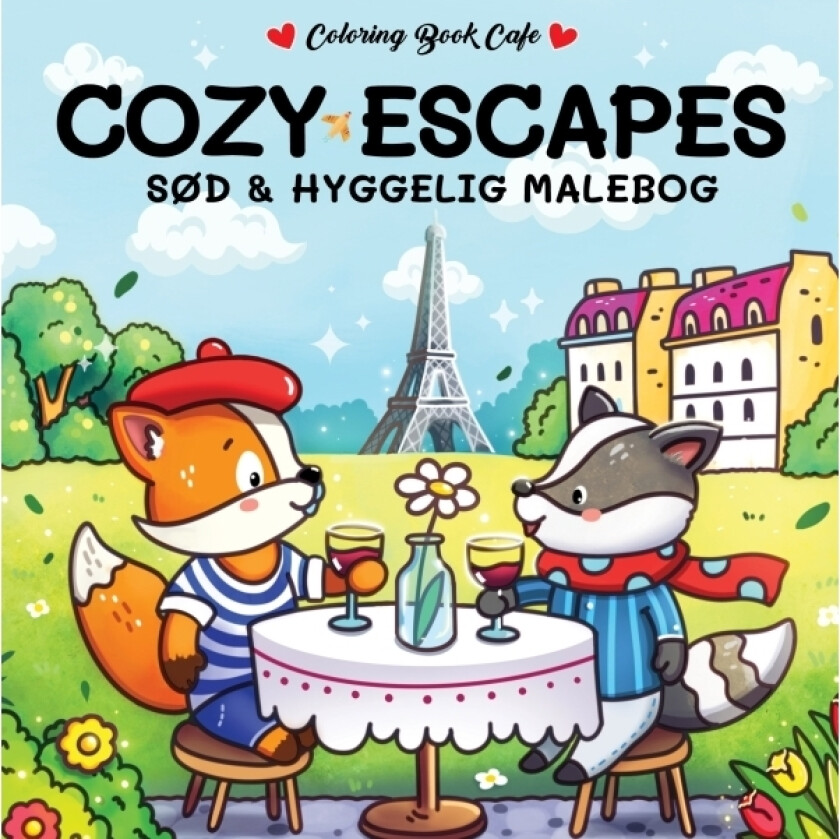 Malebog: Cozy Escapes - Cozy Coloring | Coloring Book Cafe