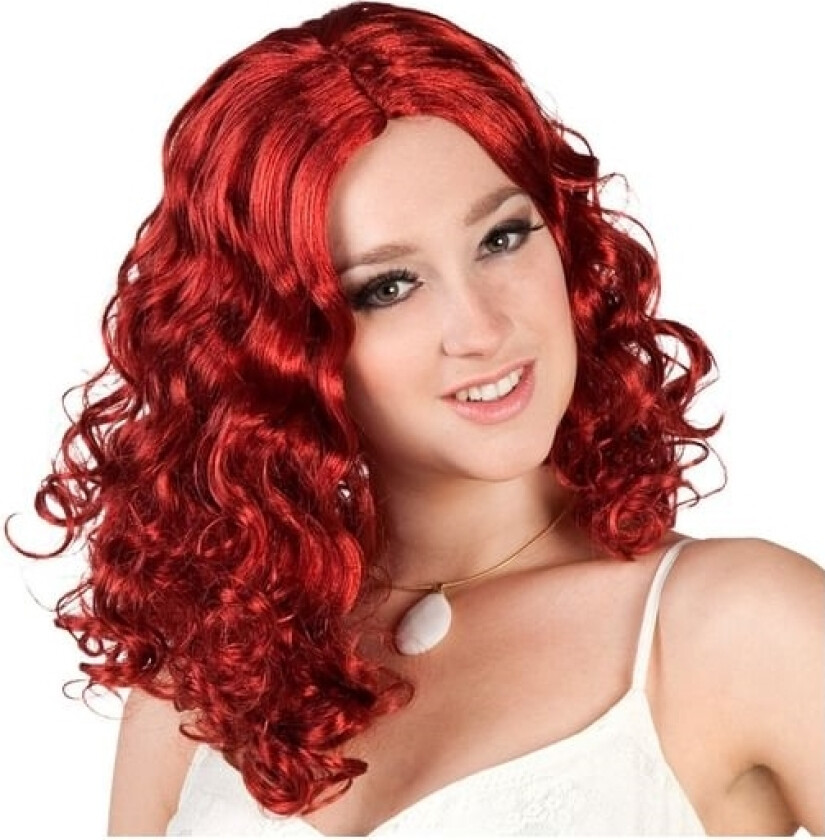 Boland 86424, Parykk Til Kostyme, Voksen, Hunkjønn, Polyester, Rød, 250 G