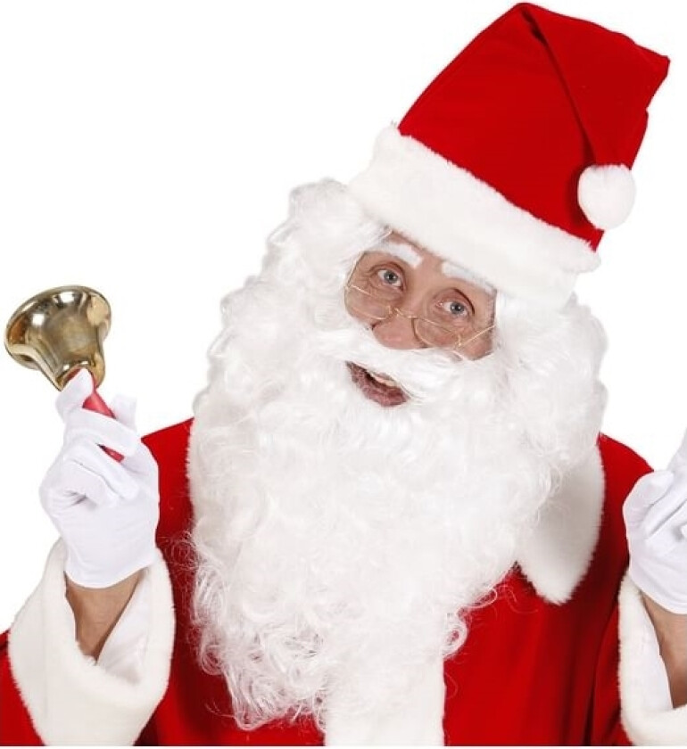 Hvid Paryk Med Fuldskæg