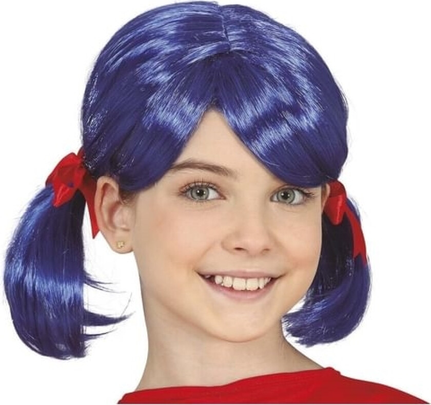 Blå Paryk Med Rottehaler, Barn