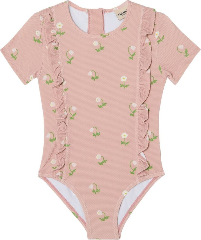 Symi UV-badedrakt Woody Rose Mosippa | Rosa | 86/92 cm