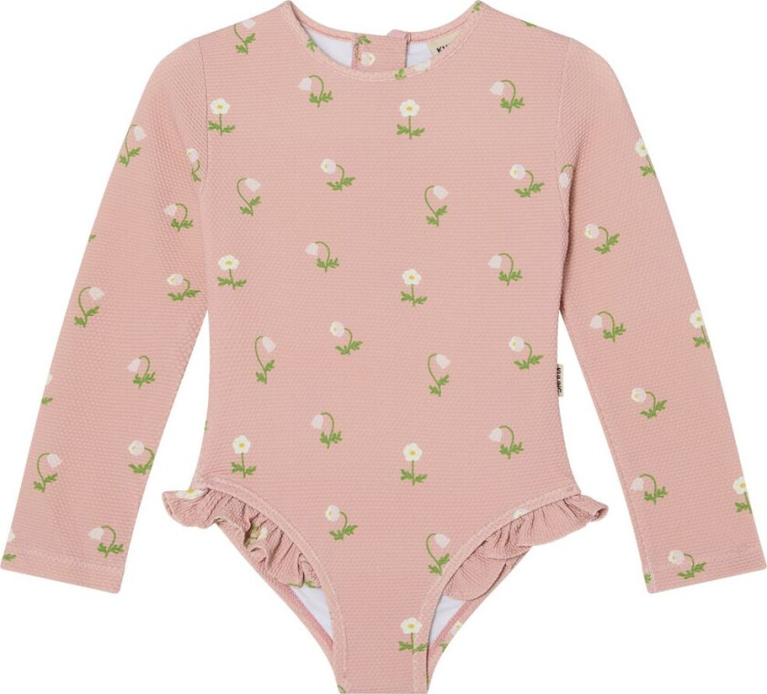 Antibes UV-badedrakt Woody Rose Mosippa | Rosa | 98/104 cm
