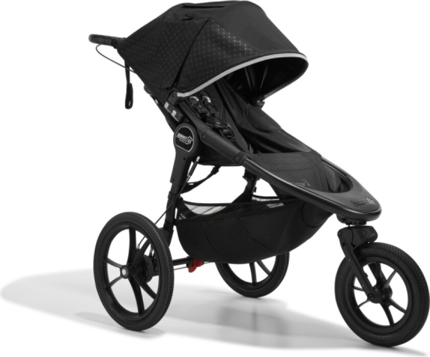 Baby Jogger Summit X3, Sufflett, Joggingbarnvagn, Alla, Uppblåsbara Däck, Hopfällbar, Svart