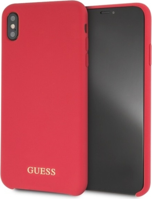 Guhci65lsglre Iphone Xs Max Red Hard Case Silicone