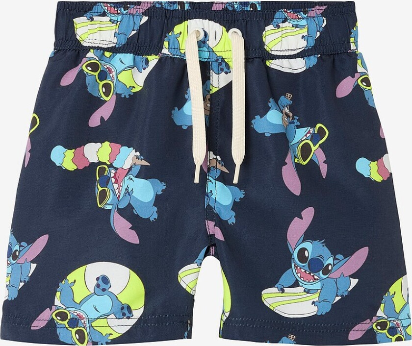 Bilde av Badebukse nmmMic Stitch Long Swimshorts Wdi - Blå