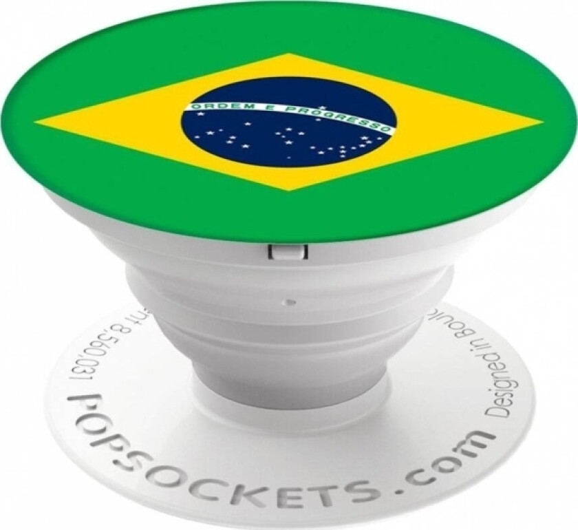 Podstawka Popsockets Popsockets Brasil Kompatibel Med Alle Standard Smarttelefoner