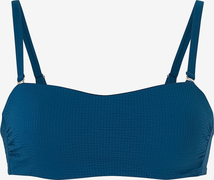 Bikini-BH Waffle Bandeau Tie Back Bikini Top
