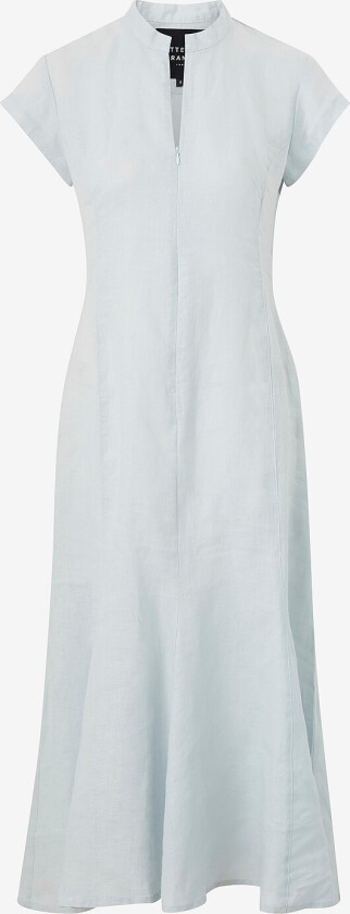 Kjole i lin - Blå