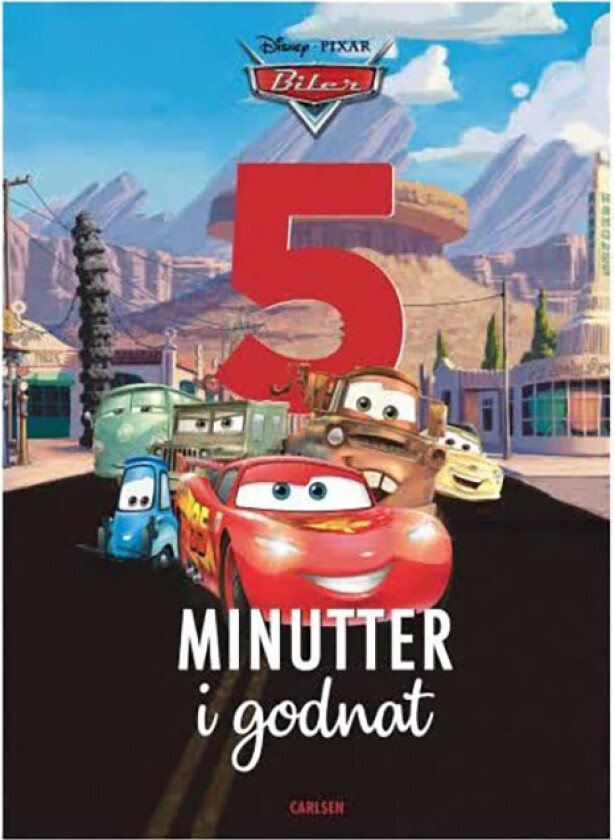Fem Minutter i Godnat Biler Bok - 4+år