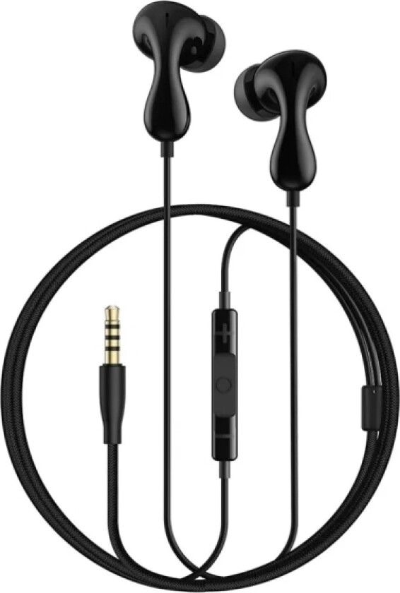 Encok Hz20, Koblet Med Ledninger (Ikke Trådløs), Samtaler/Musikk, 20 - 40000 Hz, Hodesett, Sort