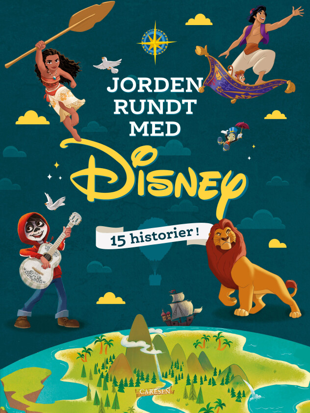Jorden Rundt Med Disney Bok - 4+ år