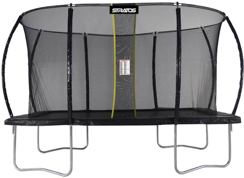 Trampoline Stratos Rektangulær med Sikkerhetsnett