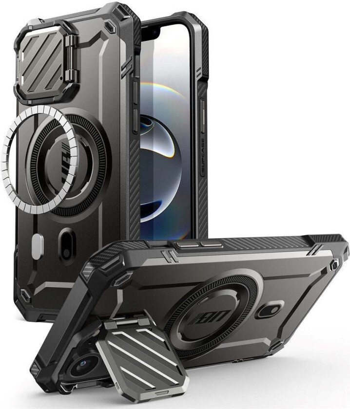 Supcase Unicorn Beetle XT Mag iPhone 16e Deksel - MagSafe Kompatibel - Svart