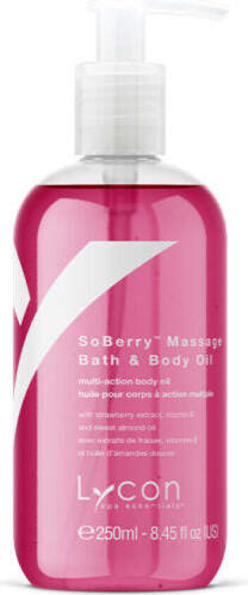 SoBerry Massage, Bath and Body Oil 250ml