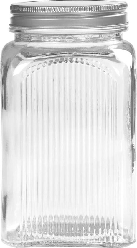 Glasskrukke med lokk 1250 ml