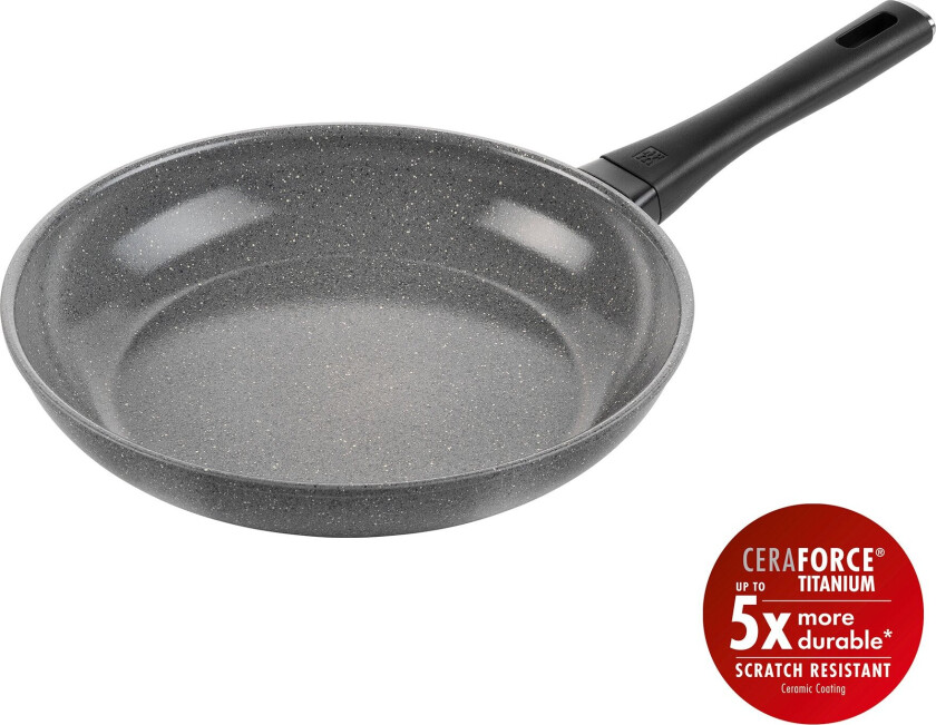 Terreno Plus keramisk stekepanne - Grå - 28 cm