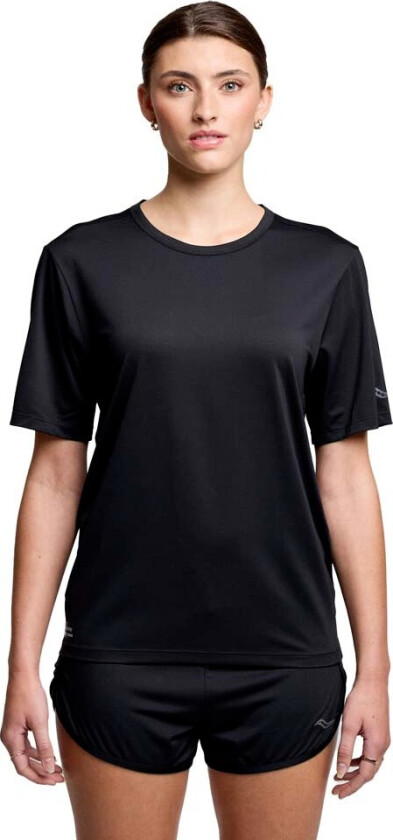 Women's Stopwatch Short Sleeve Black