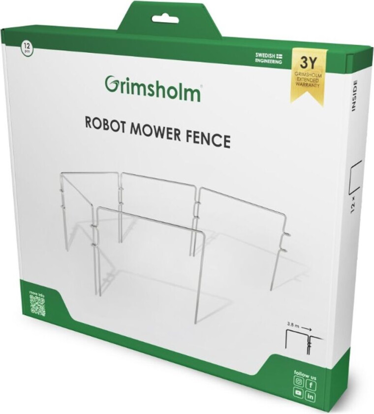 Gjerde for robotgressklipper 4m