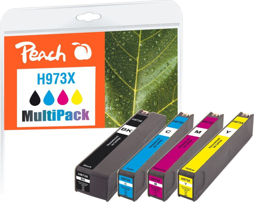 Kompatibel med HP No. 973X Blekkpatron multipakke, 4-pack