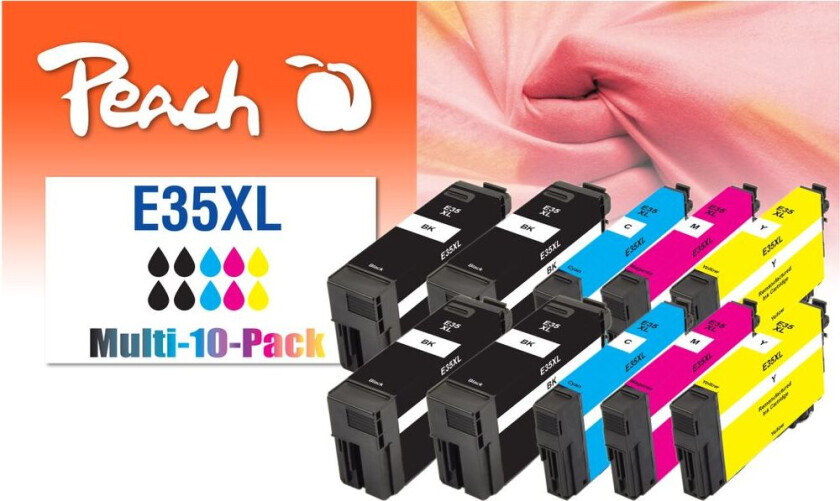 Kompatibel med Epson No. 35XL blekkpatron multipakke, 10-pack