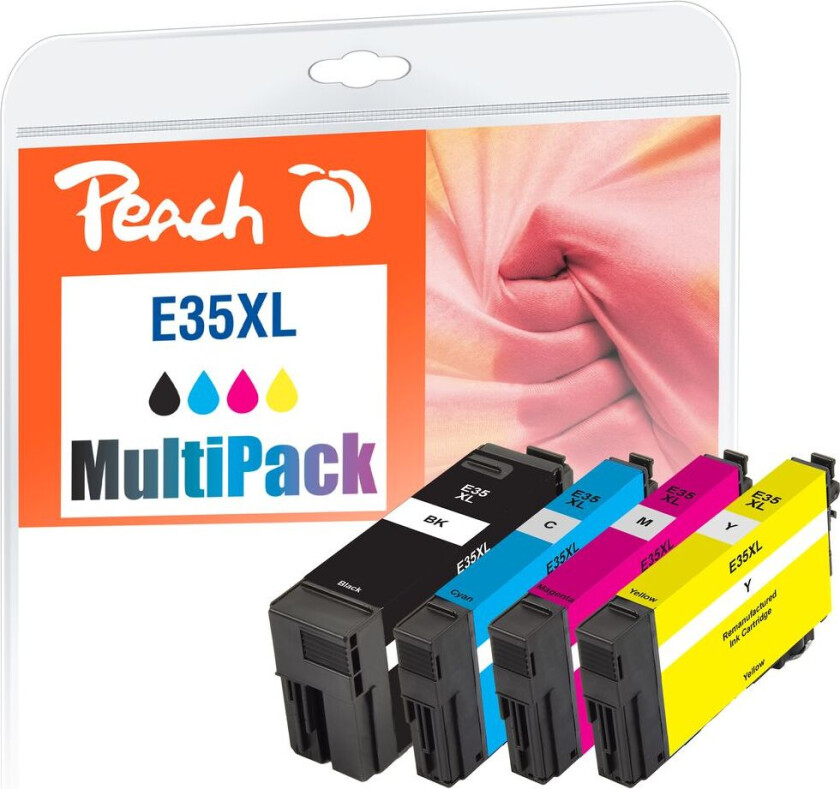 Kompatibel med Epson No. 35XL blekkpatron multipakke T3596, 4-pakning
