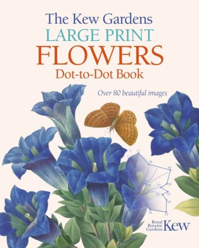 The Kew Gardens Large Print Flowers Dot-to-Dot Book av David Woodroffe