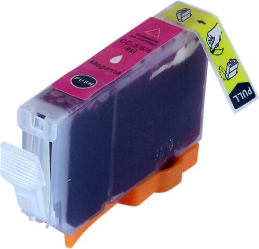 Kompatibel med BCI-3eM blekkpatron magenta for Canon