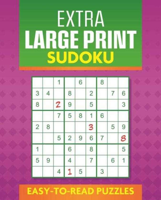 Extra Large Print Sudoku Easy to Read Puzzles