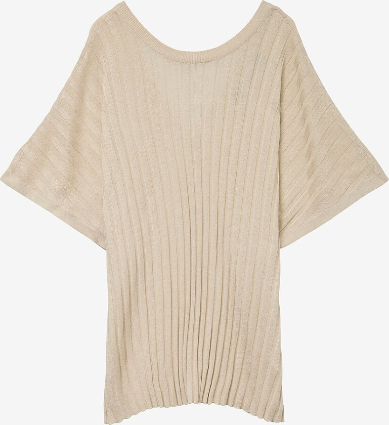 Topp vmcBarbados SS V-back Pullover - Grå