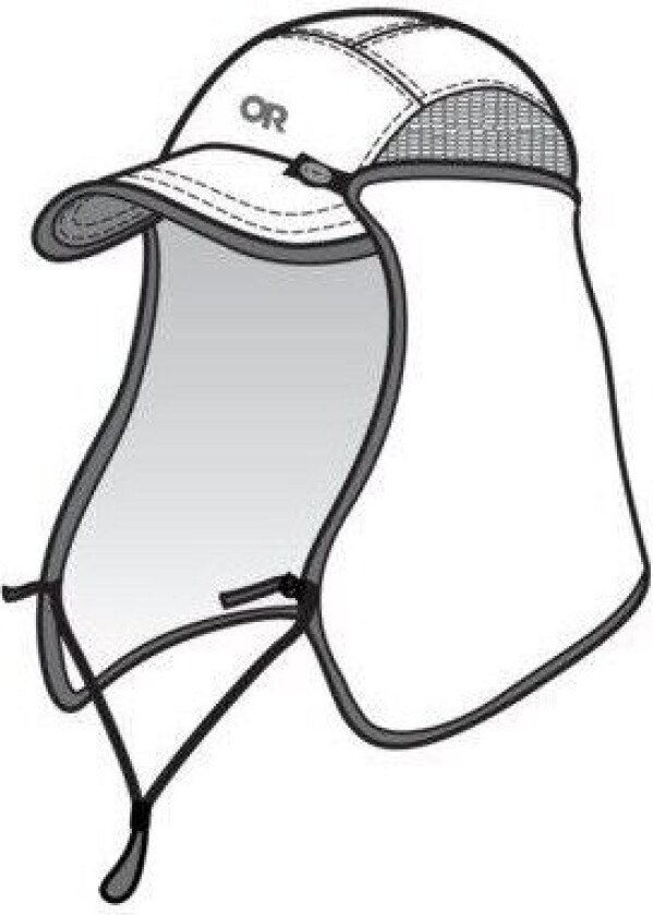 Sun Runner Cap White/Dark Grey