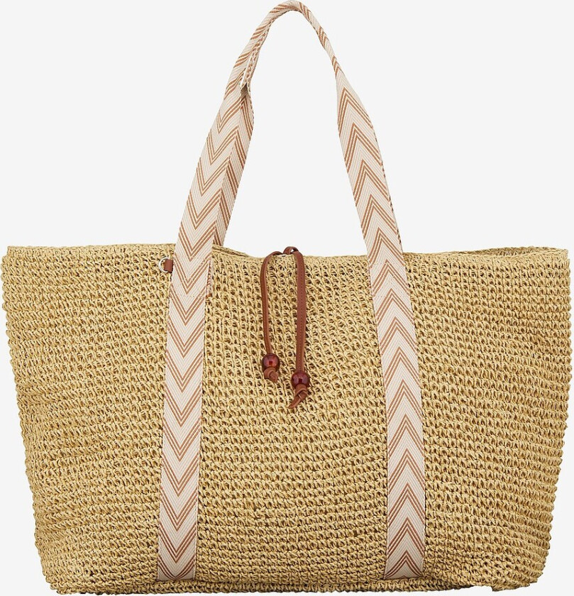 Vesken Paper Straw Pheobe Bag - Beige