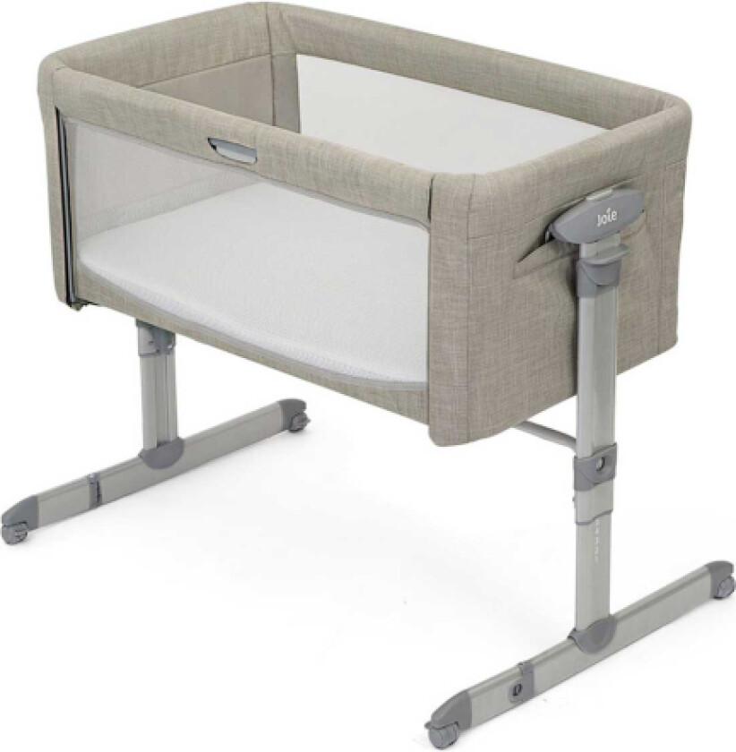 bedside Crib Roomie Glide, Almond