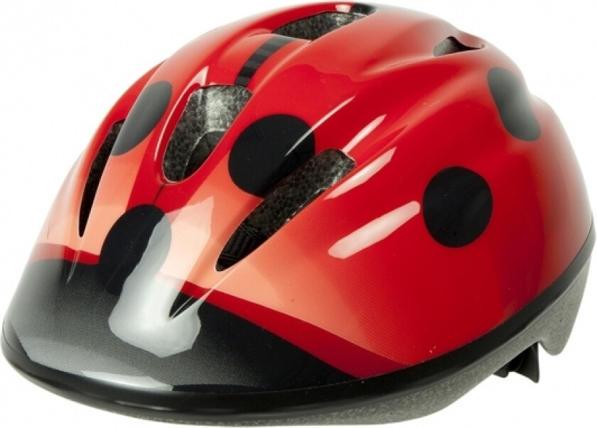 OKBaby Sykkelhjelm Marihøne, Grønn Spenne