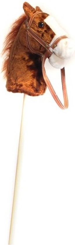 Kjepphest me lyd, Brun med brun hår