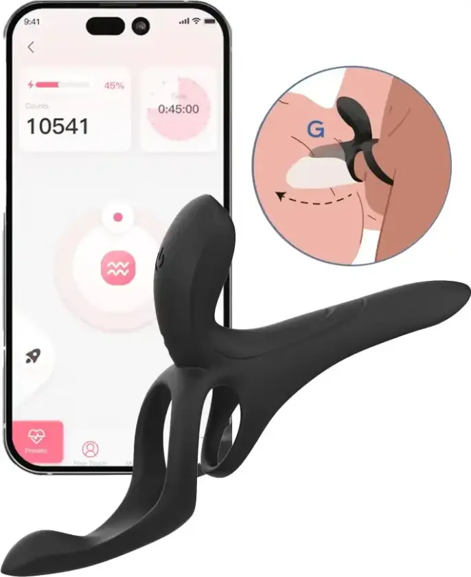 Pleasure Pivot App-Controlled Couples Vibrator