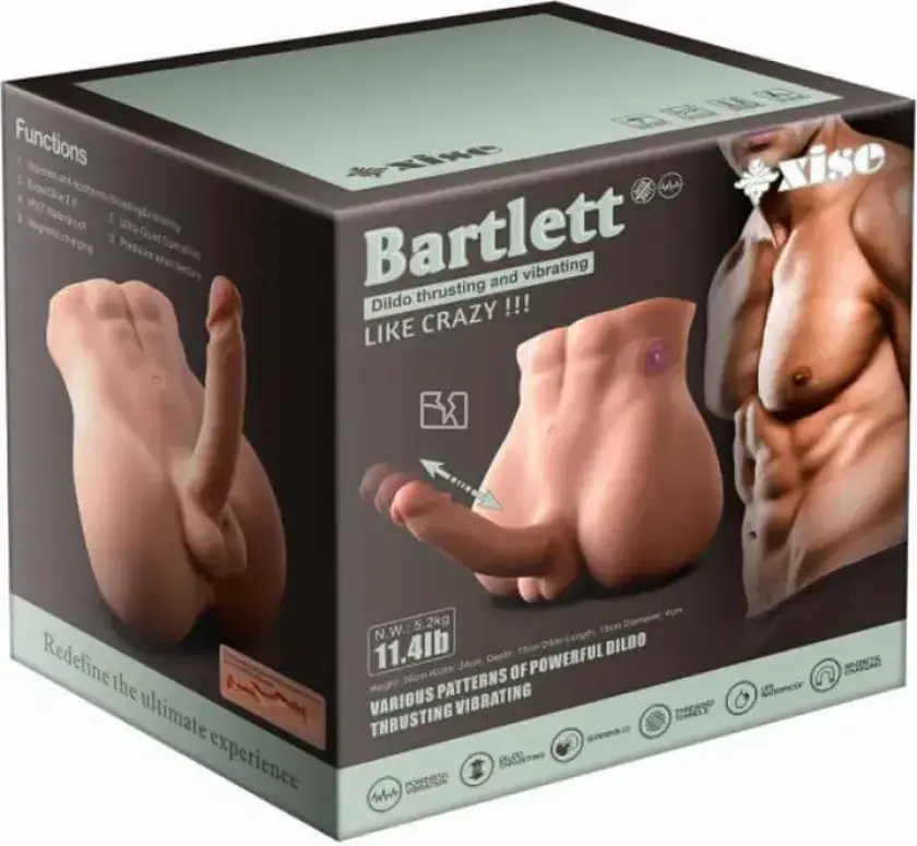 Bertlett Thrusting & Vibrating Dildo