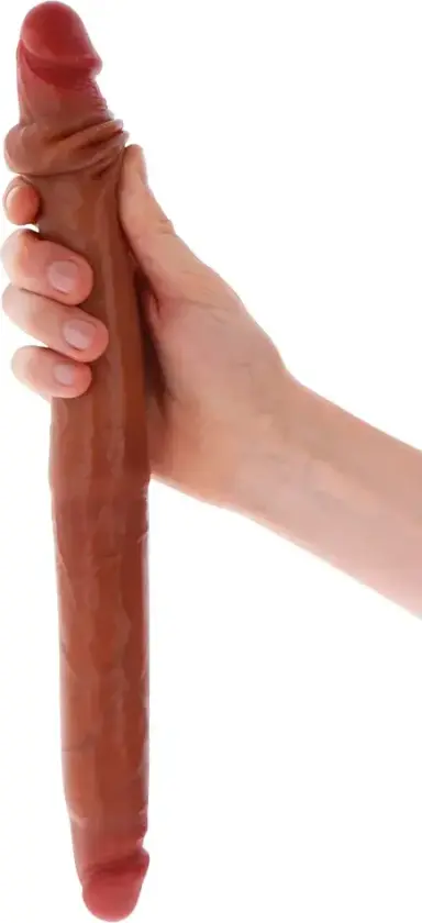 Get Real Silicone Foreskin Double Dong 40 cm