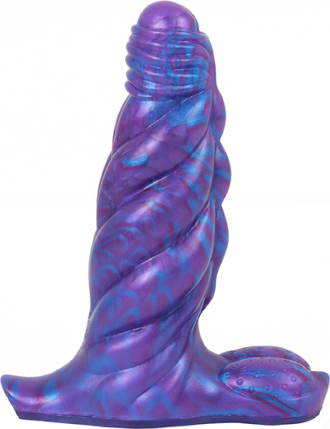 Seraphon Vibrating Dildo Purple 13,5 cm
