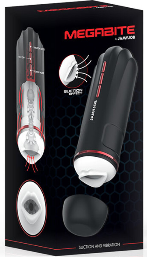 Megabite Mouth Suction & Vibration Masturbator
