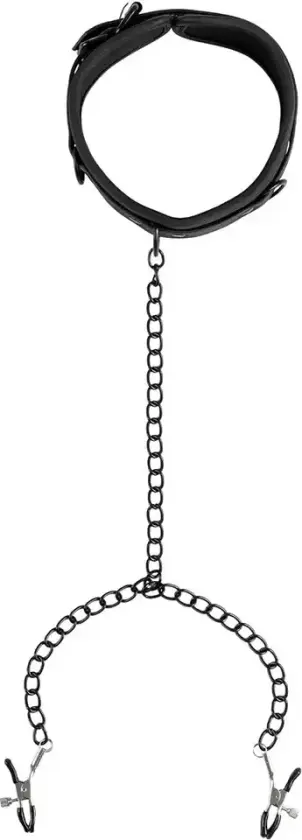 Collar With Nipples Clamps