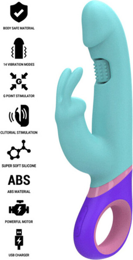 Monica Rabbit With Rotating G-spot Stimulator
