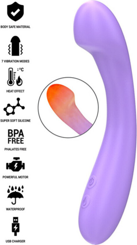 Becky Vibrator Heatable 7 Vibrations