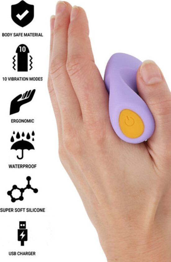 Ursula Stimulator 10 Vibrations Purple