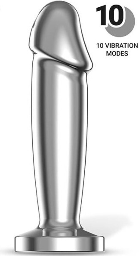 Sarmy Vibrating Chrome Anal Plug Small